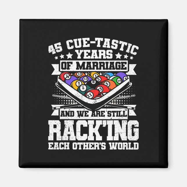 45:e Bröllop-årsdagen för Bassäng 45 år M Magnet (Framsidan)