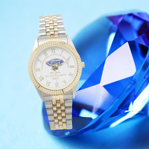 45:e Bröllop-årsdagen Make - minnesdagen Armbandsur