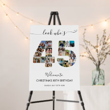 45:e födelsedag 45 Välkomsthälsning för fotokollag