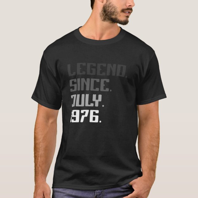 45:e födelsedagen ger 45 år gammal förklaring seda t shirt (Framsida)