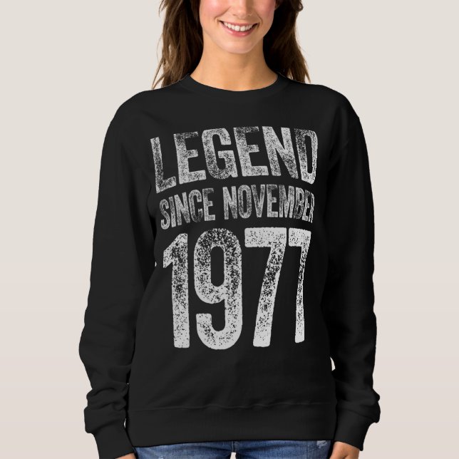 45:e födelsedagen i november, född 45 år sedan t shirt (Framsida)