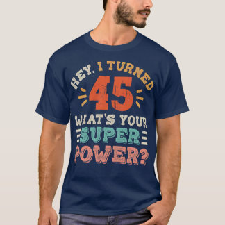 45:e födelsedagen t shirt