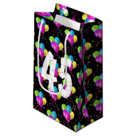45:e födelsedagsballongen och Confetti Small Gift-