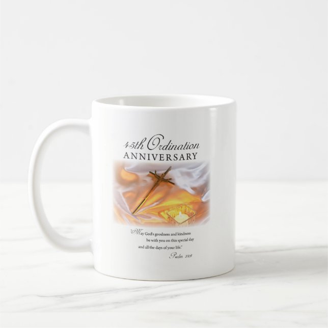 45:e ordination-årsdagen, Kor Candle Kaffemugg (Vänster)