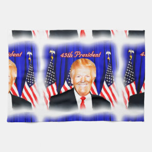 45:e presidenten-Donald Trump _ Kökshandduk