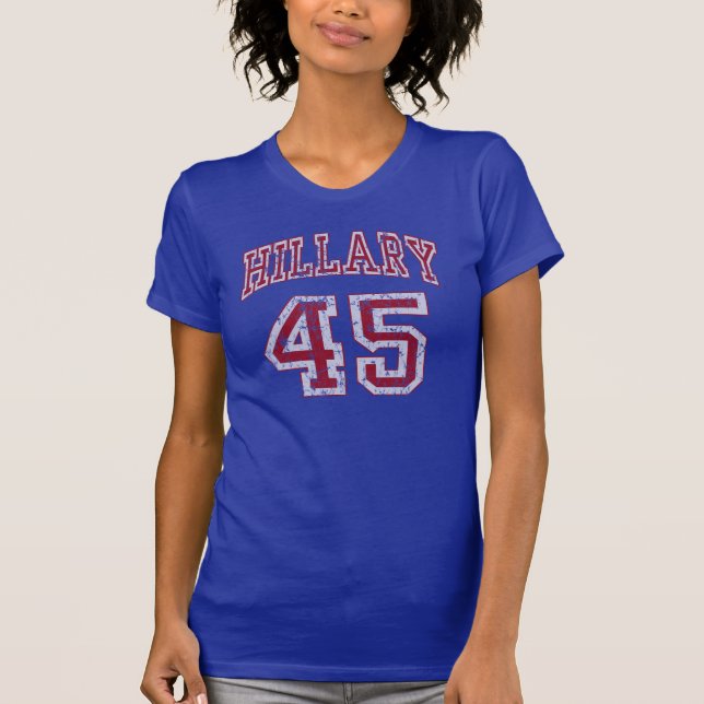45:e presidenten Hillary Clinton 2016 T Shirt (Framsida)