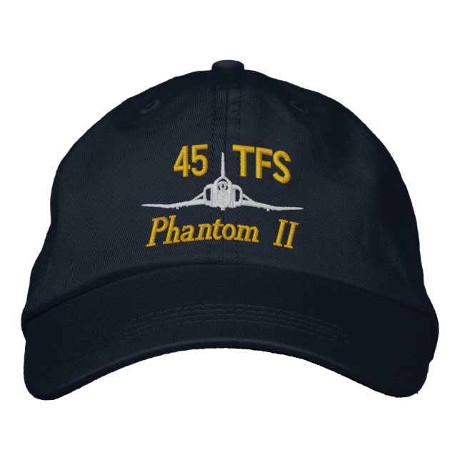 45:e TFS F-4 Golf Hat Broderad Keps (Framsida)