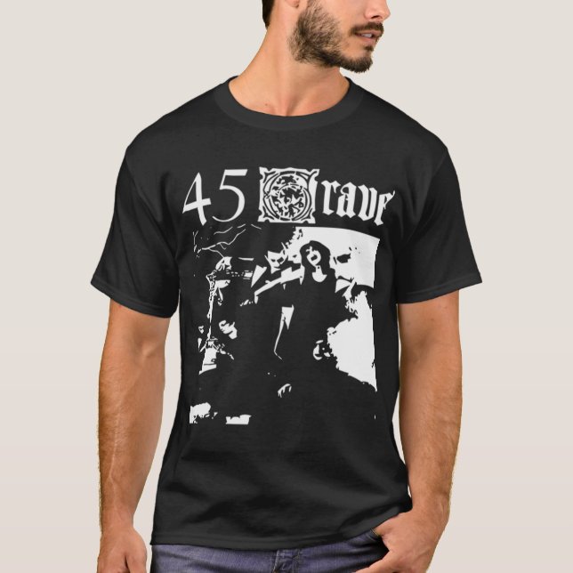 45 Grave Band T Shirt (Framsida)