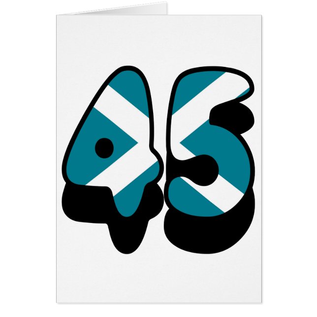 45 HÄLSNINGSKORT (Framsidan)