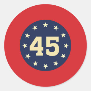 "45"-KLICKOR RUNT KLISTERMÄRKE