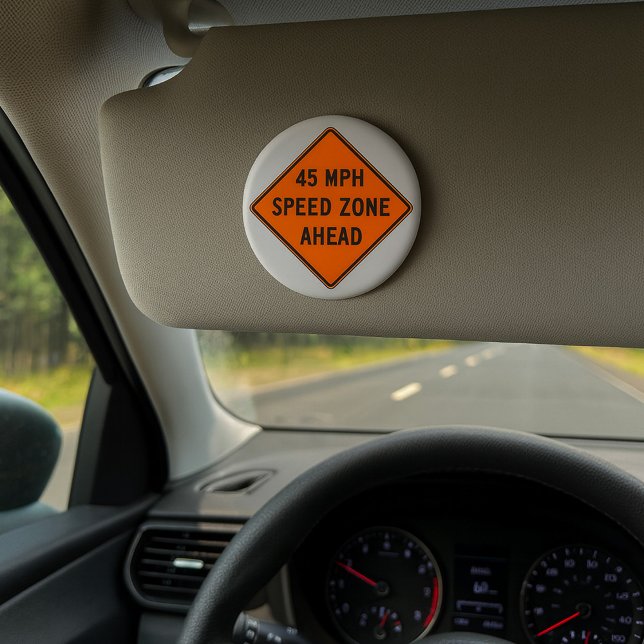 45 MPH-hastighetsskylt för Zon Anpassningsbar i fö Knapp (Skapare uppladdad)