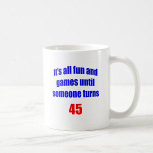 45 någon vänder 45 kaffemugg