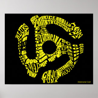 45 Postadapter för musikgenrer Poster