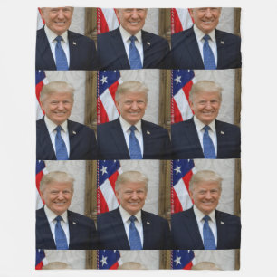 45 president Donald Trump Fleecefilt