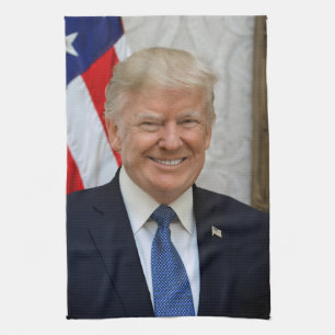 45 president Donald Trump Kökshandduk