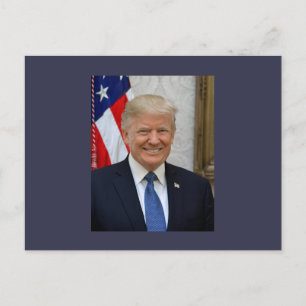 45 president Donald Trump Meddelande Vykort