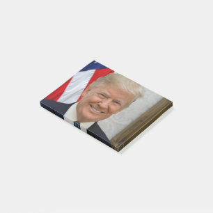 45 president Donald Trump Post-it Block