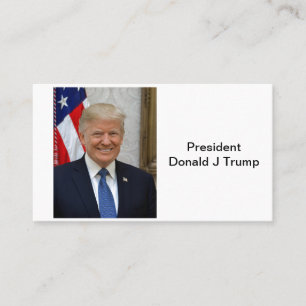 45 president Donald Trump Visitkort