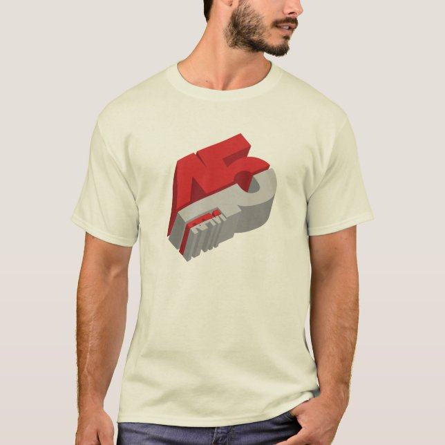 45 r/min 3D Tee Shirt (Framsida)