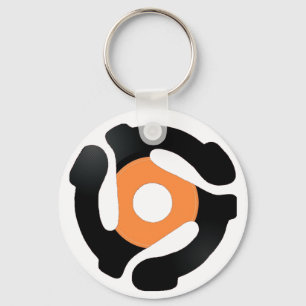 45 rekord- adapter Keychain - vinyl Nyckelring
