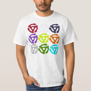 45 rekord- diskettadapter -- T-tröja T-shirt