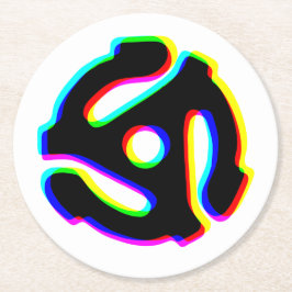 45 RPM-Papper Underlägg av postadapter