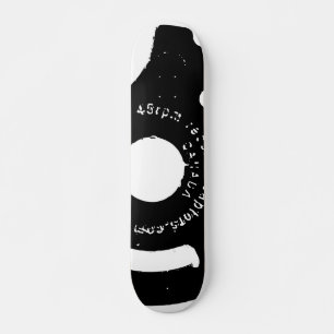 45 RPM-postavstånd Mini Skateboard Bräda 18,5 Cm