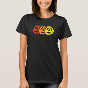 45 RPM skivadapter svängbord Retro Vinyl DJ Gi T Shirt