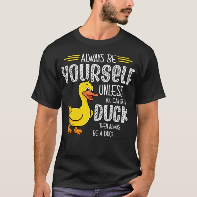 45.Rubber anka för Anka Älskare T Shirt (Framsida)
