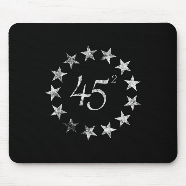 45 Squared Trump Betsy Ross Flagga 2020, andra ter Musmatta (Framsidan)