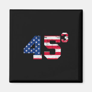 45³ Trump 2028 45 Kub tredje mandatperiod presiden Magnet