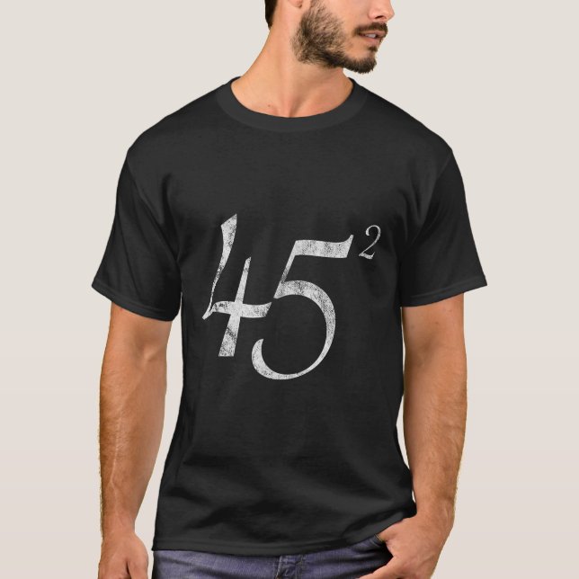 45 Utsänd ordförande Trump 2020 Andra termen gåva T Shirt (Framsida)