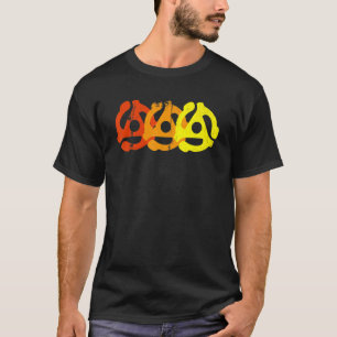 45 v/min-postadaptrar Turntable Retro Vinyl DJ Gi T Shirt