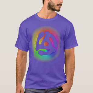 45 varv/min-kort, Rainbow Electronic Dance Music D T Shirt