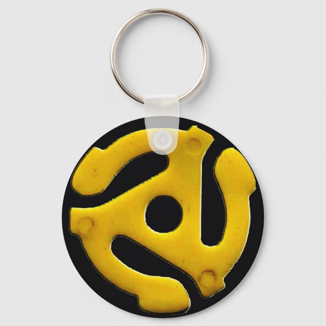 45 Vinylposteralbumin Plastisk infogning Nyckelring (Framsida)