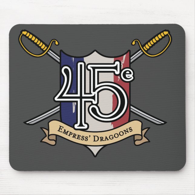 45e Empress' Dragoons Mousepad Musmatta (Framsidan)