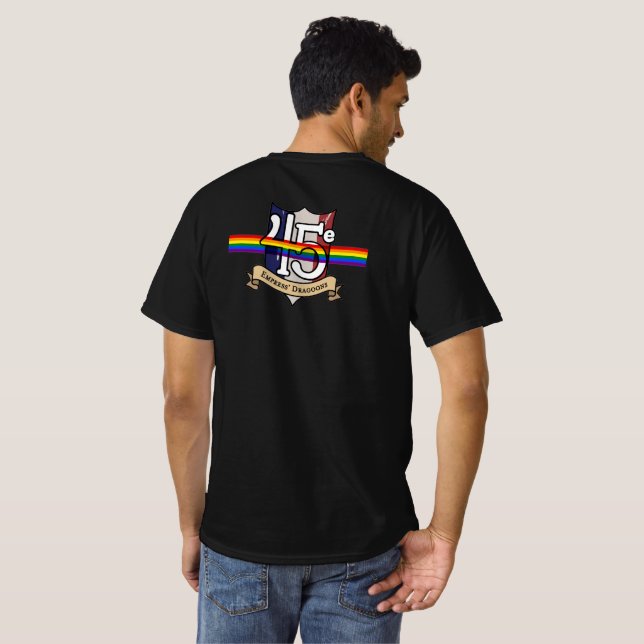 45e Pride Sommaren 2023-insamling T Shirt (Hel baksida)