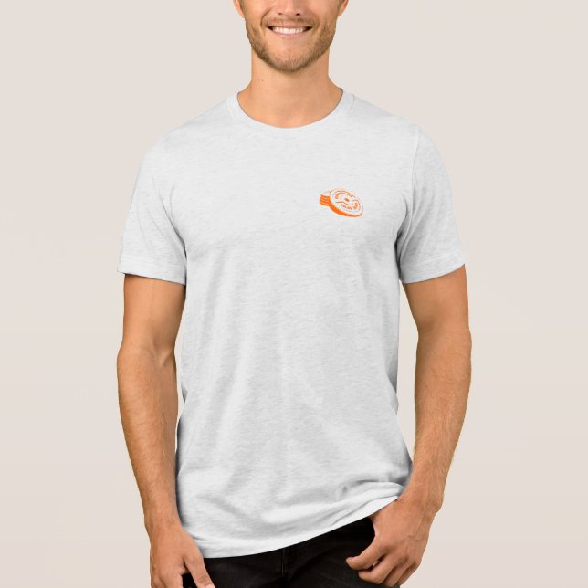45lbs Plate Gym Warrior - Realistic Weight Plate T Shirt (Framsida)