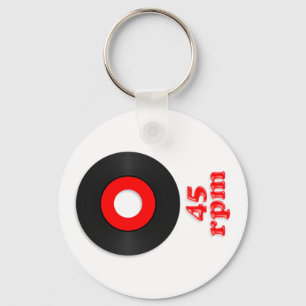 45rpm Keychain Nyckelring
