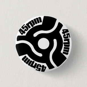 45rpm klämmer fast knapp