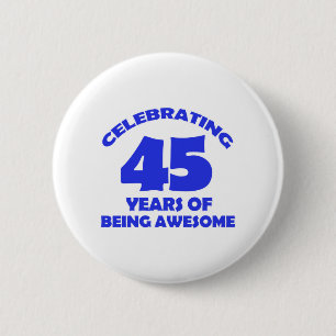 45TH åriga designer Knapp