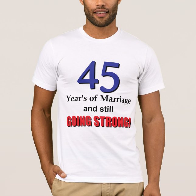 45th Årsdag T-shirt (Framsida)