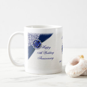45th Bröllopsdagmugg Kaffemugg
