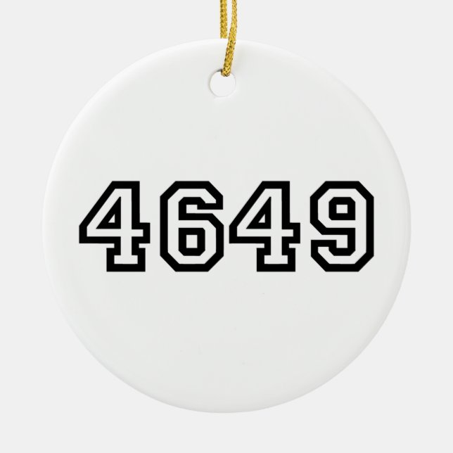 4649 Japanska Slang Yoroshiku Julgransprydnad Keramik (Framsidan)