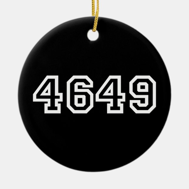 4649 Japanska Slang Yoroshiku Julgransprydnad Keramik (Framsidan)