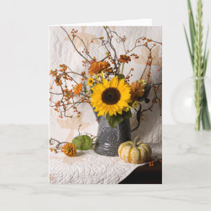 4663 Höstårskort för Blommigt Kort
