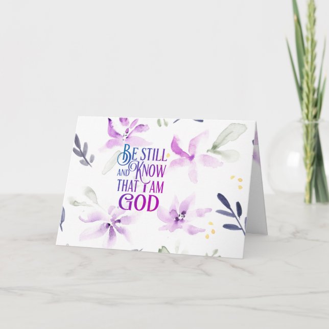 46:10 Var stilla och vet att jag är bra Kort (Framsida)