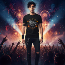 46 & 2 | TOOL-Inspirerad Steampunk Kompass T-Shirt