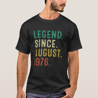 46 år gammal förklaring sedan augusti 1976 46th Bi T Shirt