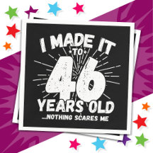 46 år gammalt sarkastiskt minne funny 46:e födelse